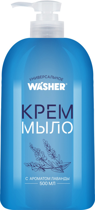 Крем-мыло жидкое с ароматом лаванды, Washer-H, 500мл