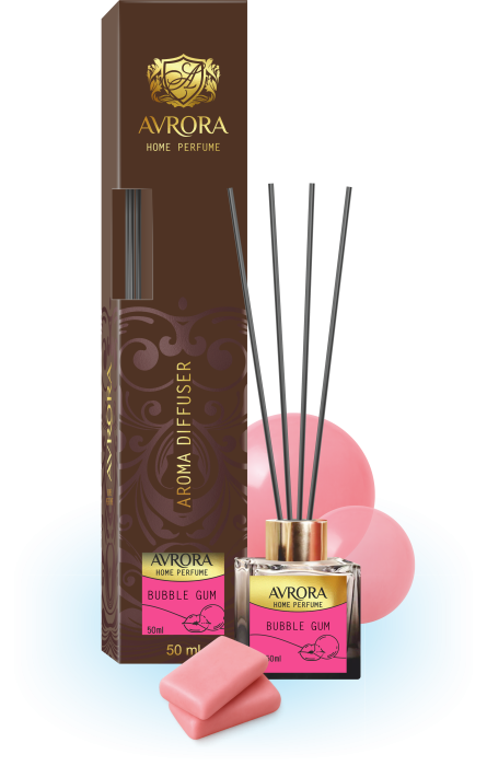 "Avrora Home Perfume"  Аромадиффузор  «Bubble Gum», 50мл.