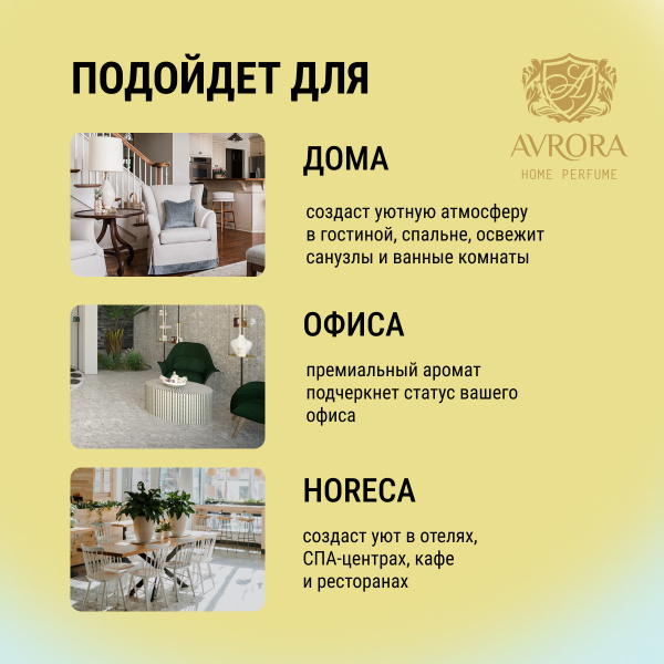 "Avrora Home Perfume"  Аромадиффузор  «Melon», 100мл.