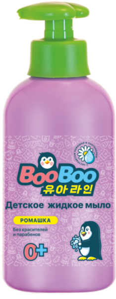 Детское жидкое мыло с ароматом ромашки, BooBoo, 500мл