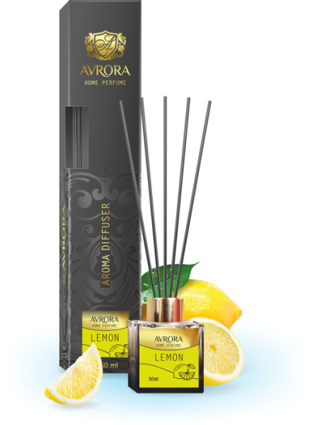 "Avrora Home Perfume"  Аромадиффузор  «Lemon», 50мл.