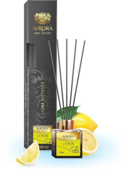 "Avrora Home Perfume"  Аромадиффузор  «Lemon», 100мл.