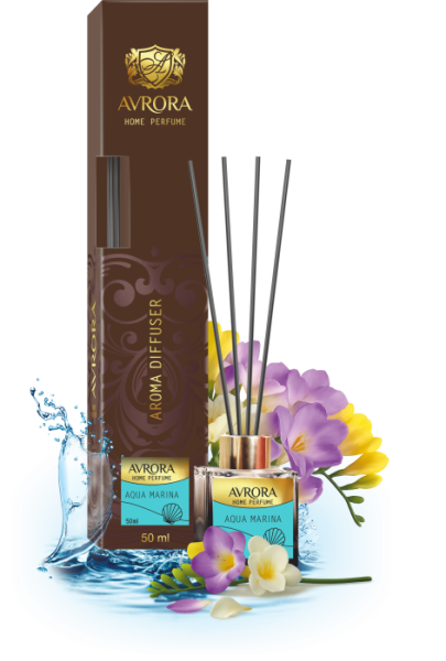 "Avrora Home Perfume"  Аромадиффузор  «Aqua Marina», 50мл.
