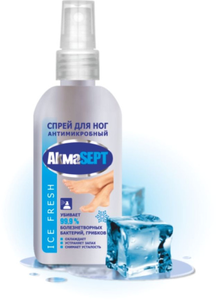 спрей для ног антимикробный "Ice fresh" 90мл