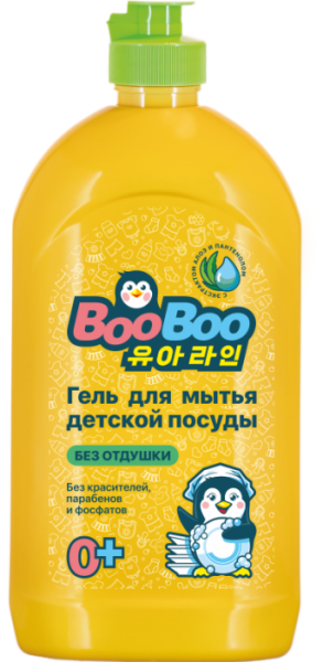 Гель для мытья детской посуды, BooBoo, 500мл