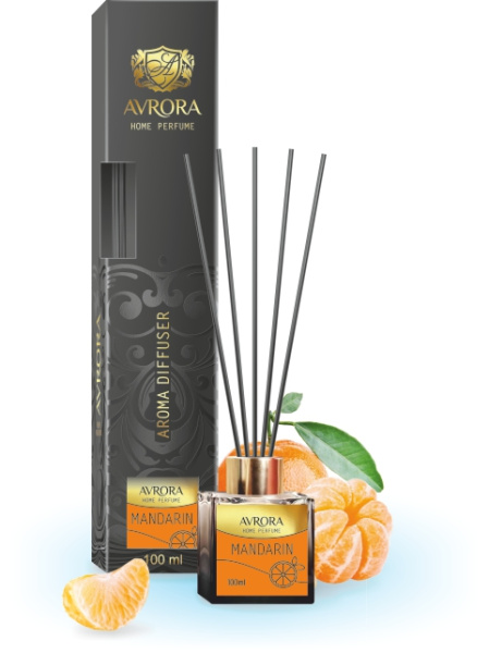 "Avrora Home Perfume"  Аромадиффузор  «Mandarin», 100мл.