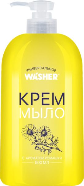 Крем-мыло жидкое с ароматом ромашки, Washer-H, 500мл