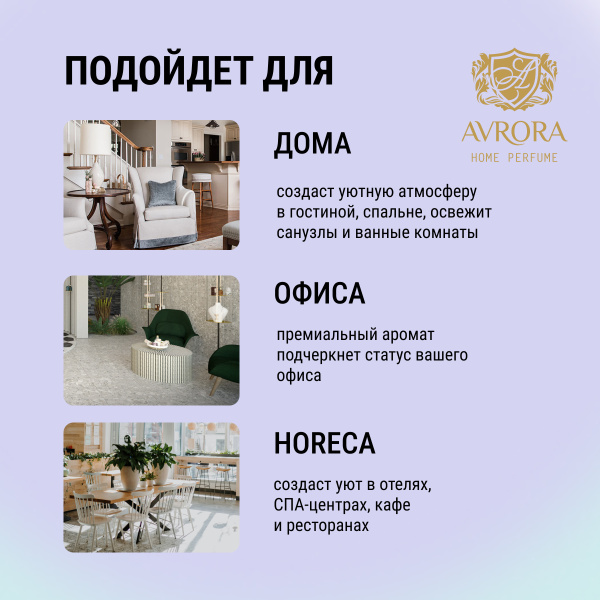 "Avrora Home Perfume"  Аромадиффузор  «Berry», 100мл.